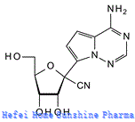 GS  441524 ， ({{1}} R, {{2}} R, 4 S, {{4}} R) - { {1}} - (4 - aminopirrolo [1, {{1}} - f] [1, {{1 }}, 4] triazin-7-il) - {{2}}, 4 - dihidroxi - {{4}} - (hidroximetil) tetrahidrofurano- { {1}} - carbonitrilo CAS 1 1 9 1 {{1}} {{2}} 7-69-0