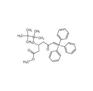 Metil (3R) -3- (terc-butildimetilsililoxi) -5-oxo-6-trifenilfosforanilidenohexanoato CAS 147118-35-2