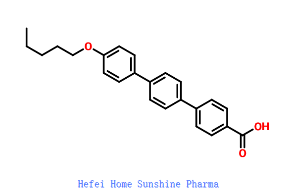 [1,1'4 ', 1' '- Terfenil] -4-ácido carboxílico, 4' '- (pentiloxi) - CAS 158938-08-0