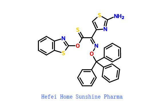 (Benzotiazol-2-yl)-(Z)-2-trityloxyimino-2-(2-aminothiazole-4-yl)-thioacetate CAS 143183-03-3
