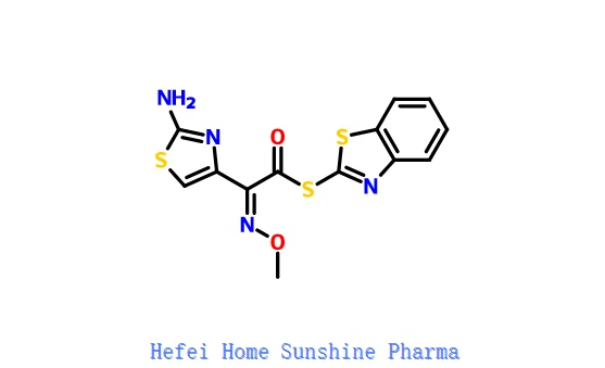 S-2-benzotiazolil 2-amino-alfa- (metoxiimino) -4-tiazoltiolacetato CAS 80756-85-0