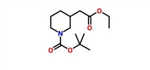2- (1-Boc-3-piperidil) acetato de etilo CAS 384830-13-1