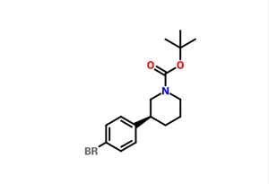 (S) -3- (4-bromofenil) piperidina-1-carboxilato de terc-butilo CAS 1476776-55-2